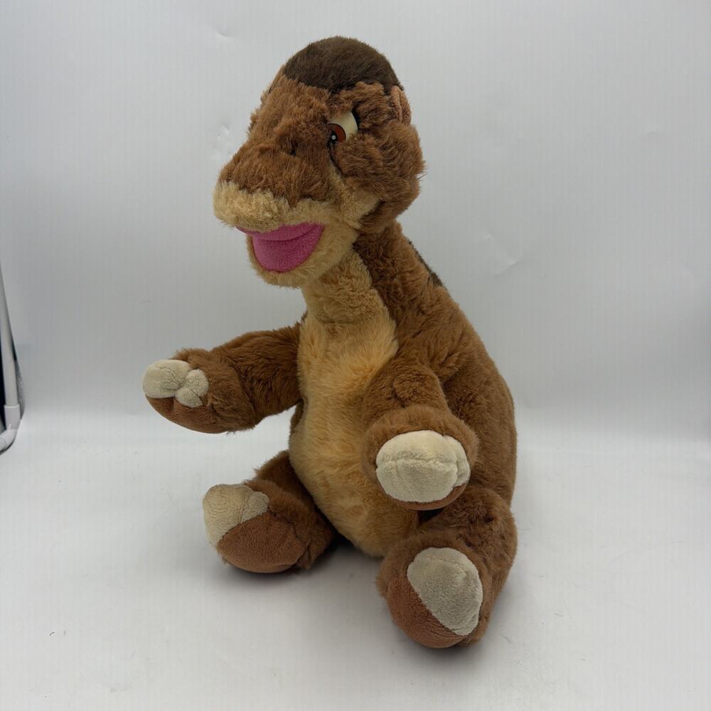 Vtg 80s Gund Land Before Time Little Foot Plush Stuffed Animal Dinosaur 17”